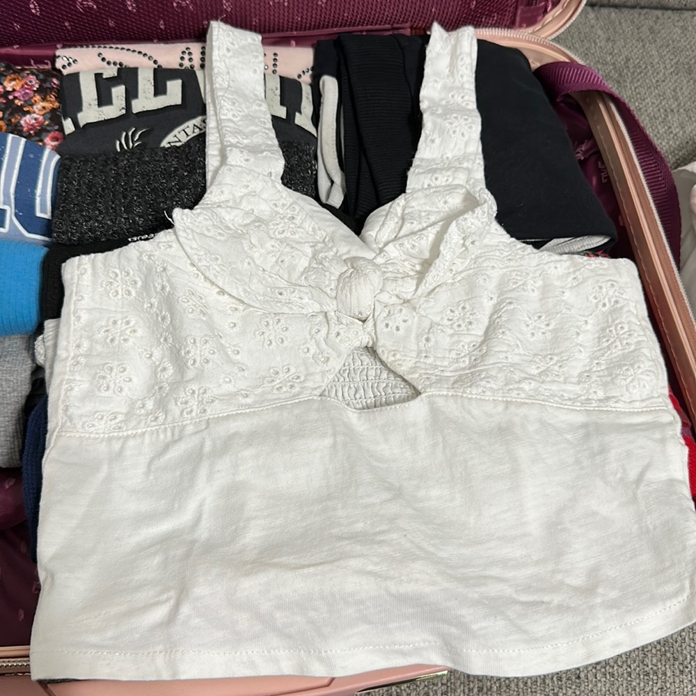 Zara kids cropped top